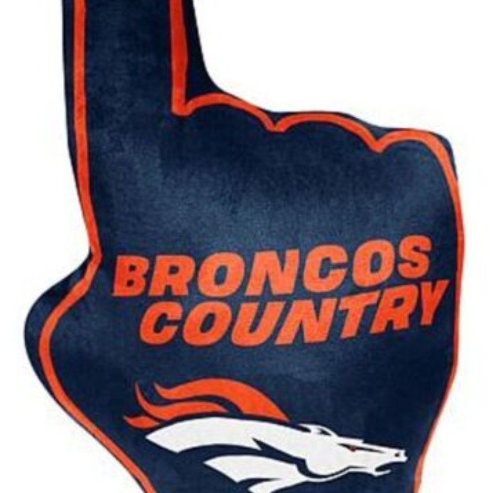 Denver Broncos Northwest Super Size Finger Pillow